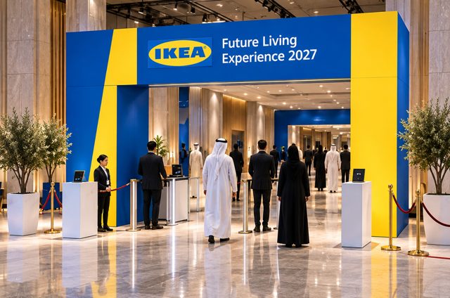 Future living event entrance gate